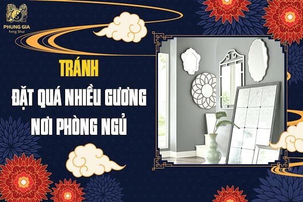 Tránh Đặt Quá Nhiều Gương Nơi Phòng Ngủ