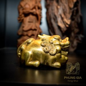 Tỳ Hưu Đại Viên Mạ Vàng
