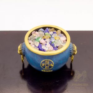Bát Tụ Bảo Thạch Anh Ngũ Sắc