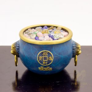 Bát Tụ Bảo Thạch Anh Ngũ Sắc
