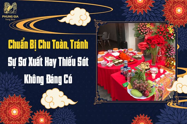 Chuẩn Bị Chu Toàn, Tránh Sự Sơ Xuất Hay Thiếu Sót Không Đáng Có
