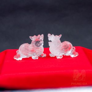Tỳ Hưu Kim Thần Thạch Anh Trắng