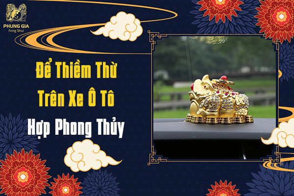 Để Thiềm Thừ Trên Xe Ô Tô Hợp Phong Thủy