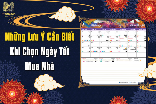 Phong Thuỷ Xem Ngày Tốt Mua Nhà Đại Cát ?