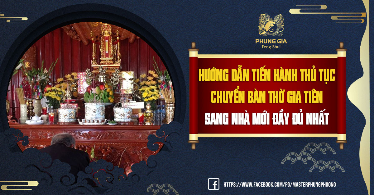 Chuyển Ban Thờ Gia Tiên Sang Nhà Mới