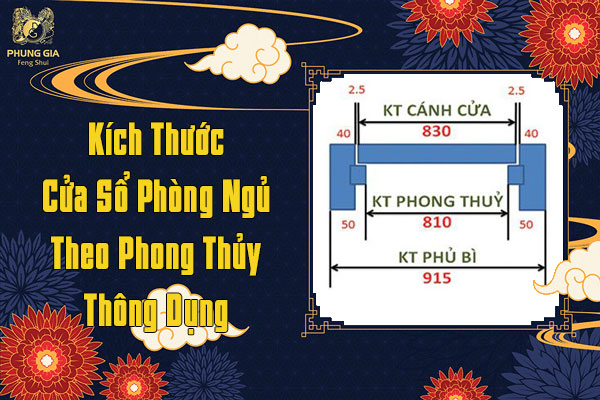Kích Thước Cửa Sổ Phòng Ngủ Theo Phong Thủy Thông Dụng