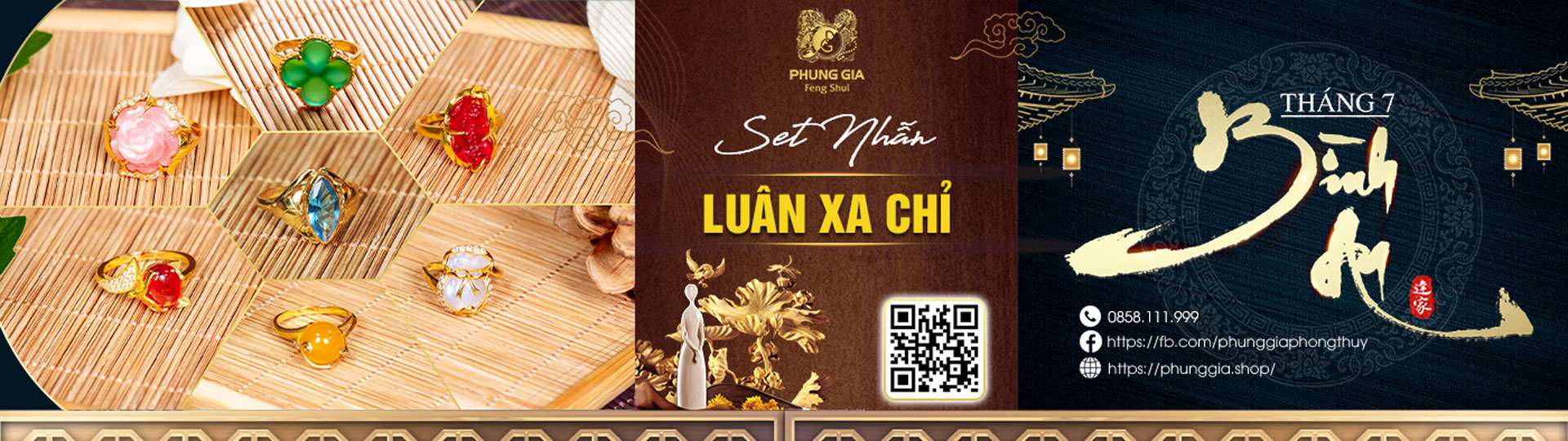 Set Nhẫn Luân Xa Chỉ
