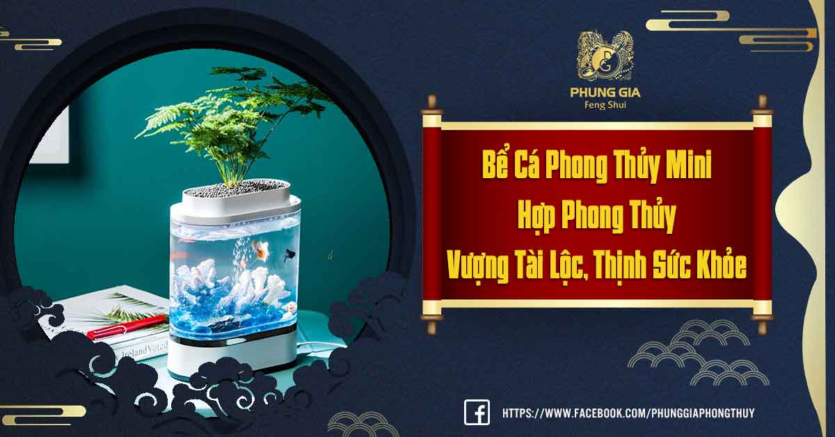 Bể Cá Phong Thủy Mini