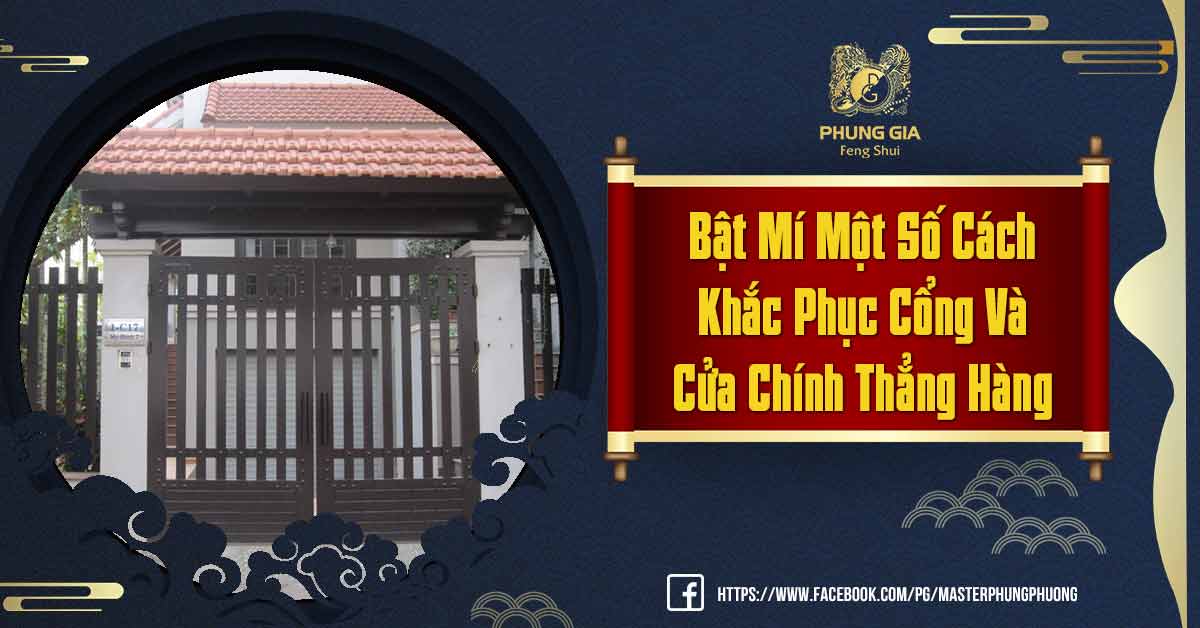Cổng Và Cửa Chính Thẳng Hàng