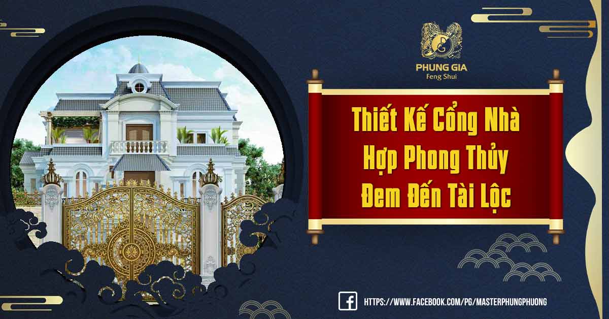 Thiết Kế Cổng Nhà Hợp Phong Thủy