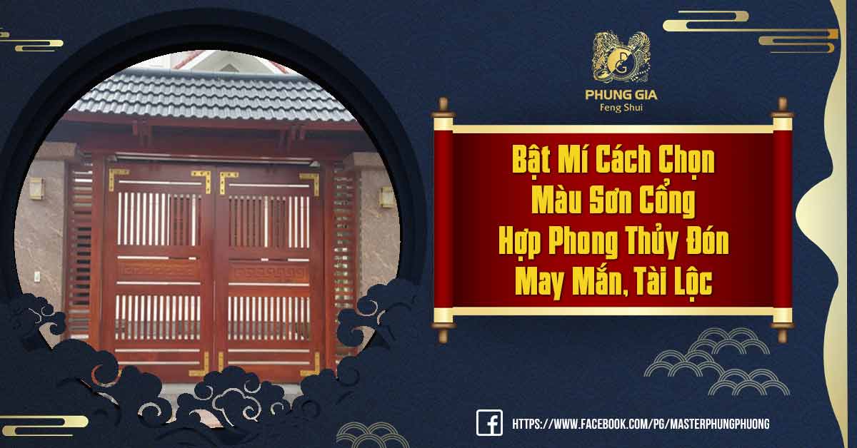 Màu Sơn Cổng Hợp Phong Thủy