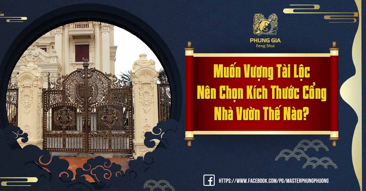 Kích Thước Cổng Nhà Vườn