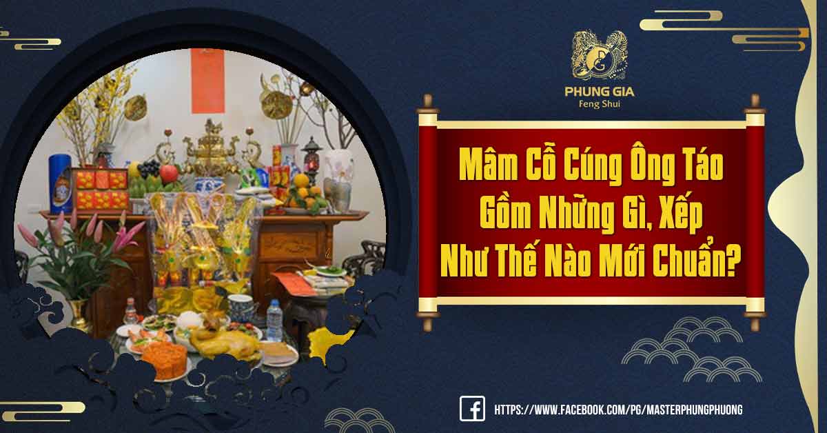 mâm cỗ cúng ông Táo gồm những gì