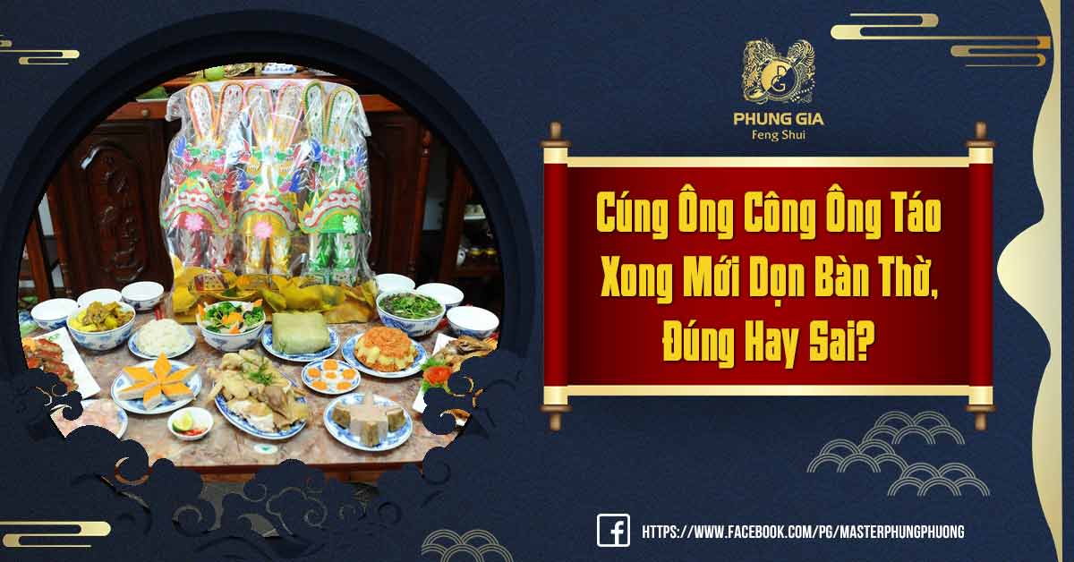 Cúng Ông Công Ông Táo Xong Mới Dọn Bàn Thờ