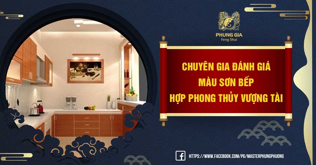 Màu Sơn Bếp Hợp Phong Thủy