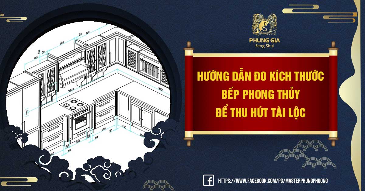 Kích Thước Bếp Phong Thủy