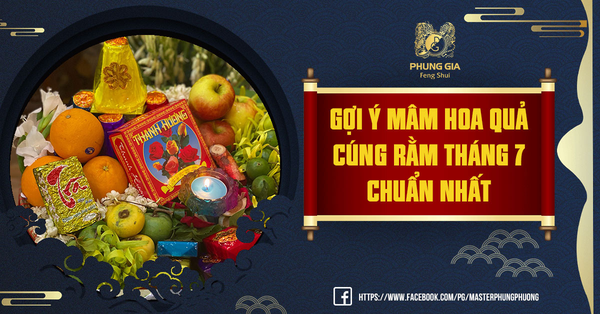 Mâm Hoa Quả Cúng Rằm Tháng 7