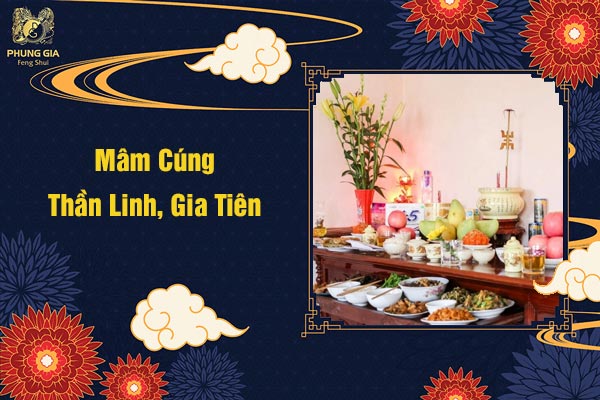 Mâm Cúng Thần Linh Gia Tiên