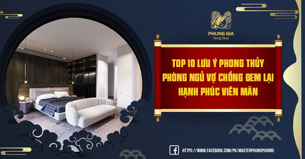 Phong thủy phòng ngủ vợ chồng