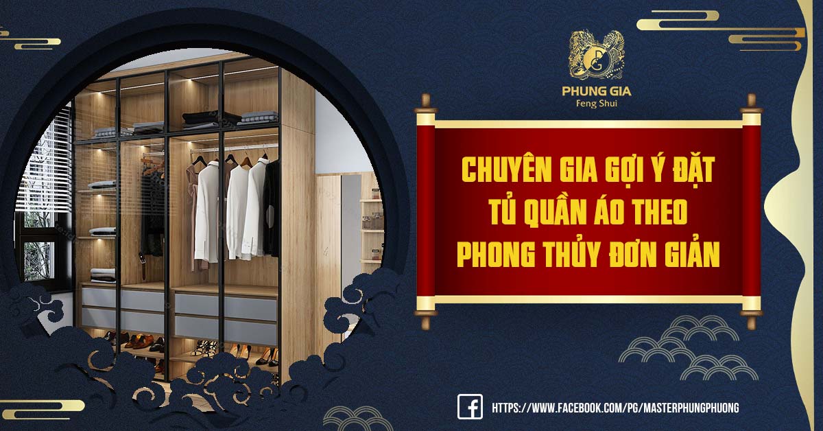 Đặt tủ quần áo theo phong thủy