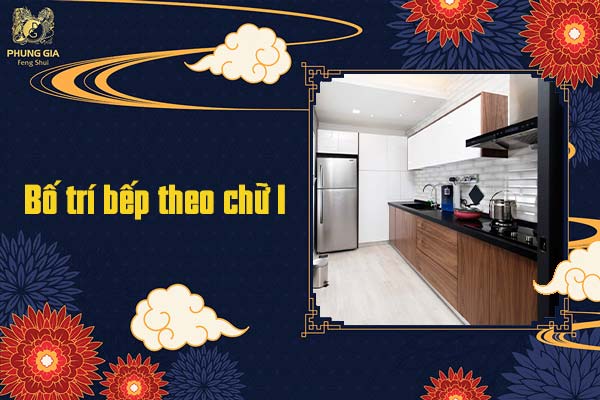 Bố trí bếp theo chữ I