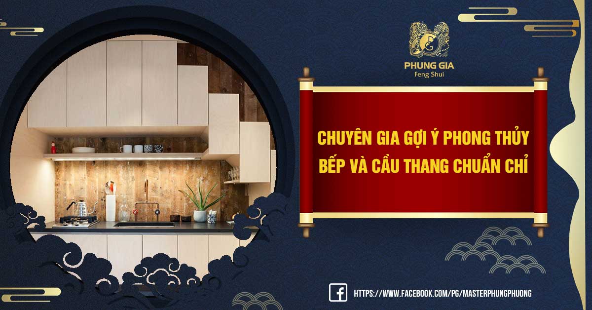 phong thủy thủy bếp và cầu thang