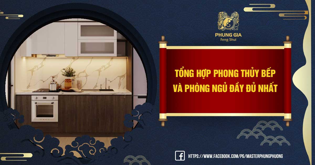 Phong thủy bếp và phòng ngủ