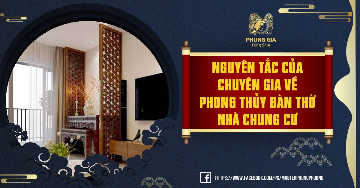 phong thủy bàn thờ nhà chung cư