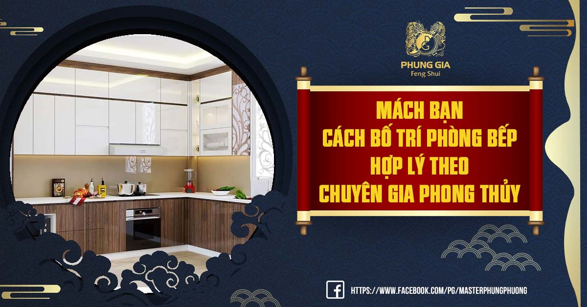 Bố trí phòng bếp hợp lý