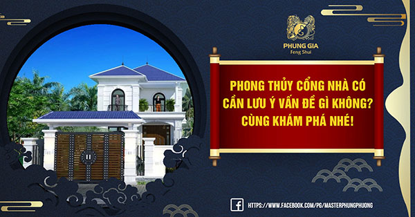 Phong thủy cổng nhà