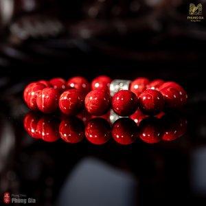 Vòng tay thái tuế san hô đỏ