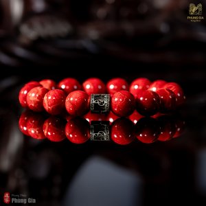 Vòng tay thái tuế san hô đỏ